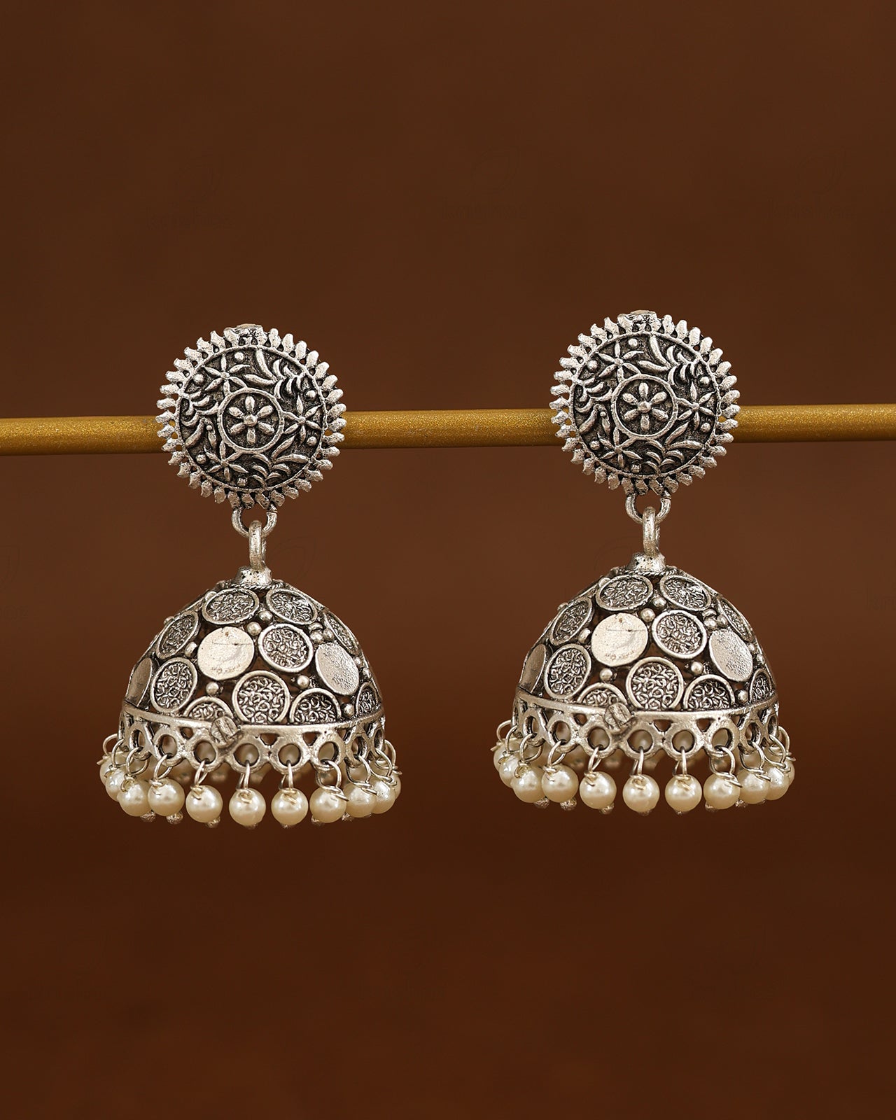 Rishi Jhumki Earrings