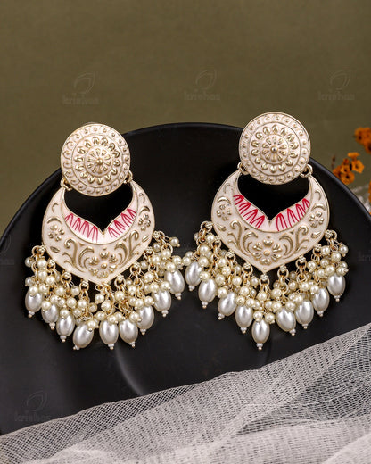 Pranjal Kundan Dangler Earrings