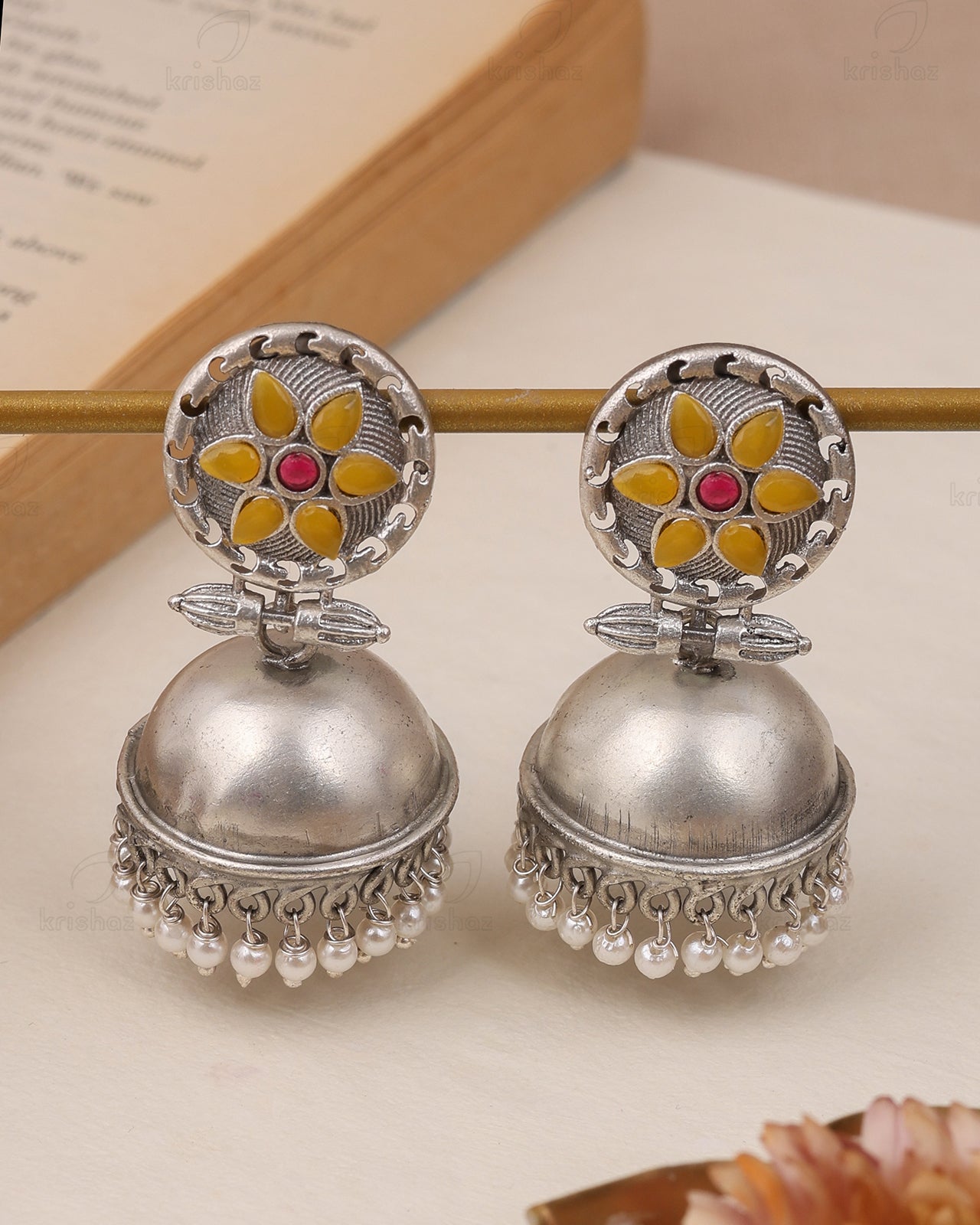 Bhavya Jhumki Earrings