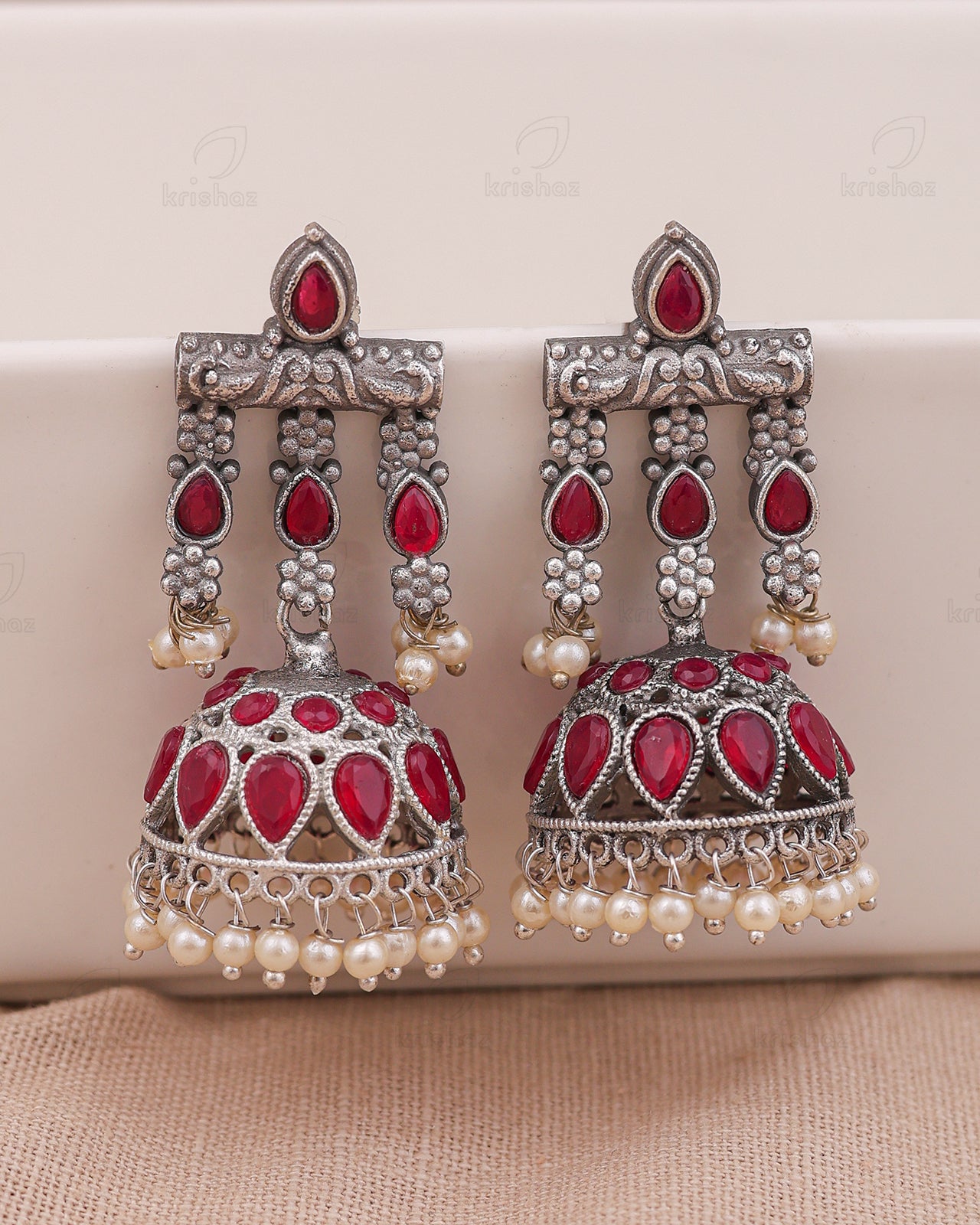 Meera Jhumki Earrings - wxo