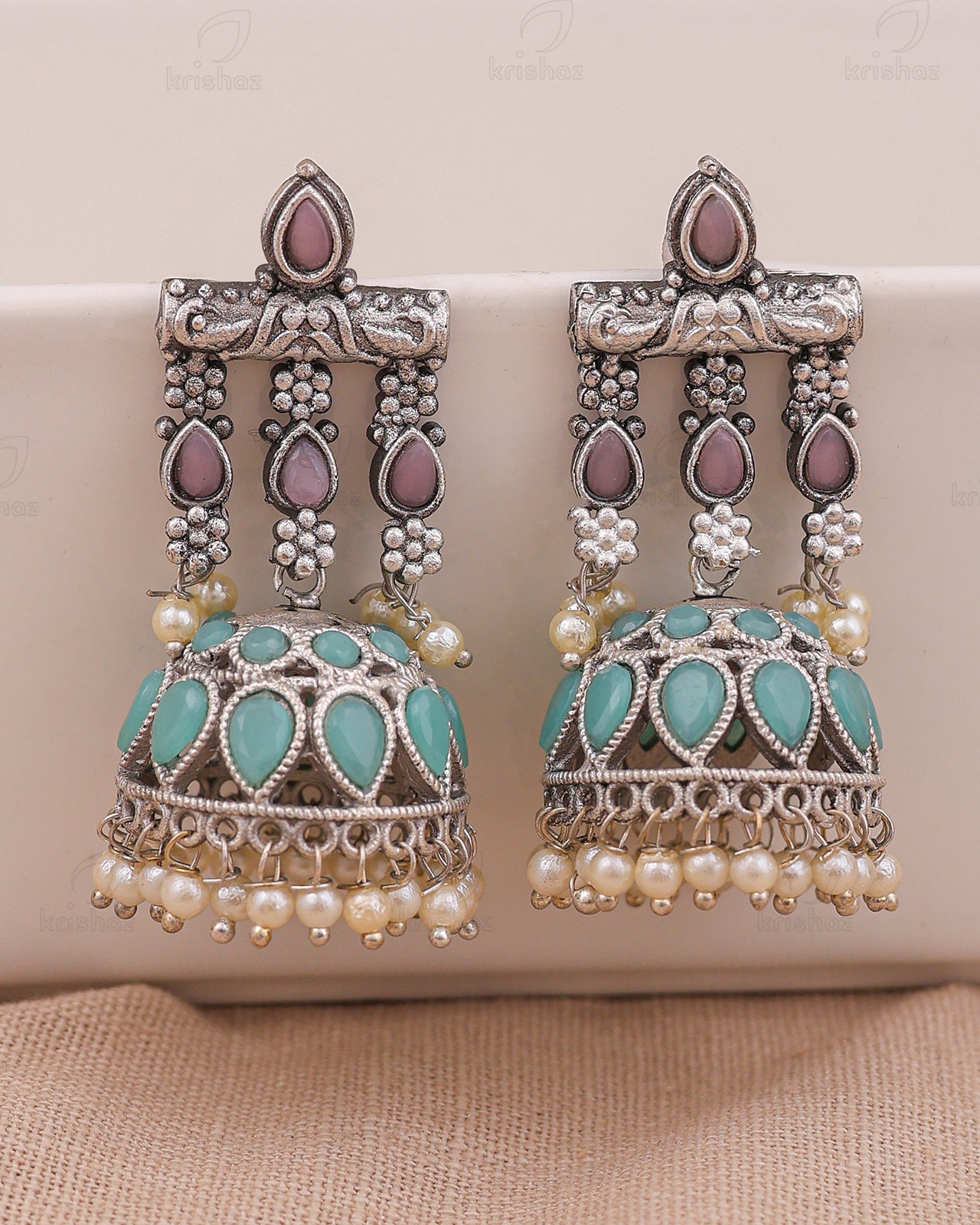 Meera Jhumki Earrings - wxo