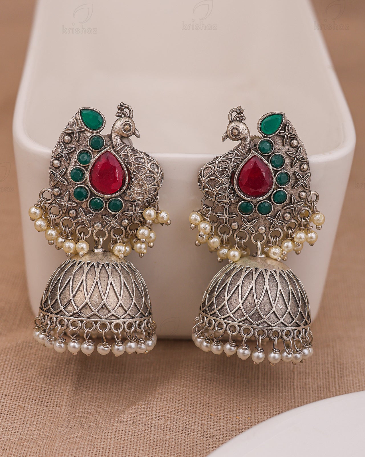 Aarohi Jhumki Earrings - wxo