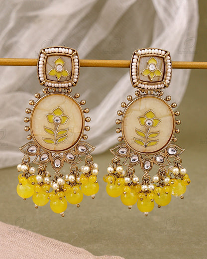Nalini Kundan Dangler Earrings