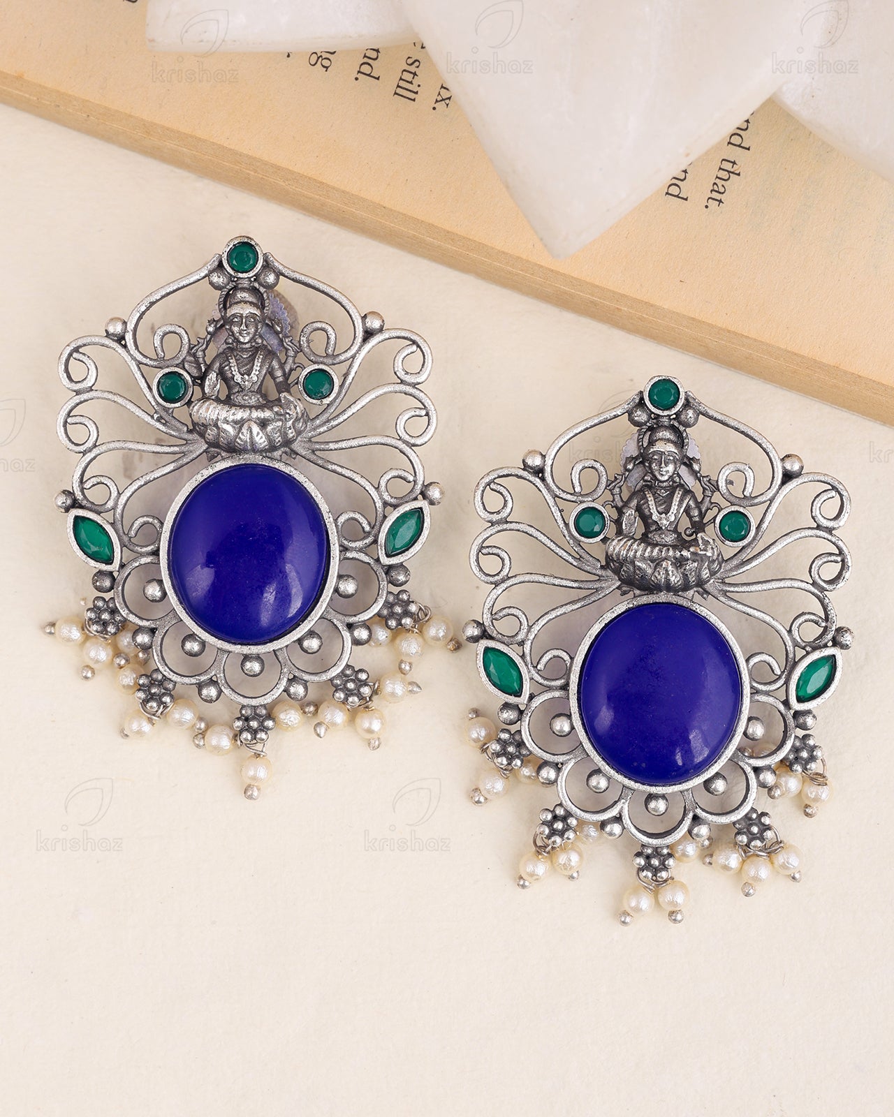 Shubhra Goddess Dangler Earrings