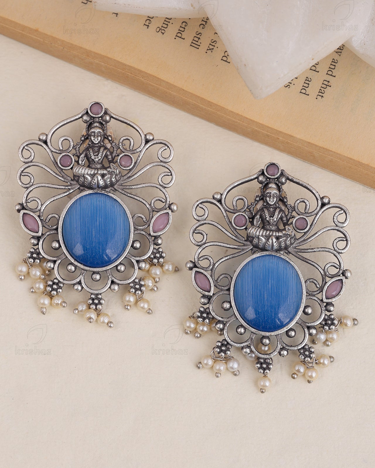 Shubhra Goddess Dangler Earrings