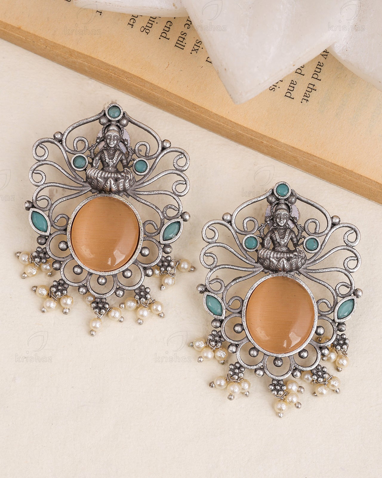 Shubhra Goddess Dangler Earrings