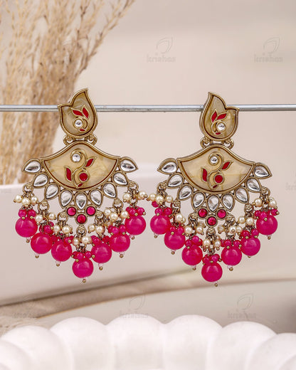 Nilima Kundan Dangler Earrings