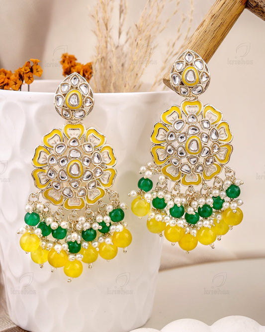 Muskan Kundan Dangle Earrings