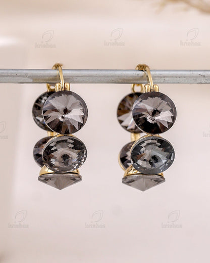 Anorah Fashionable Hoop Earrings