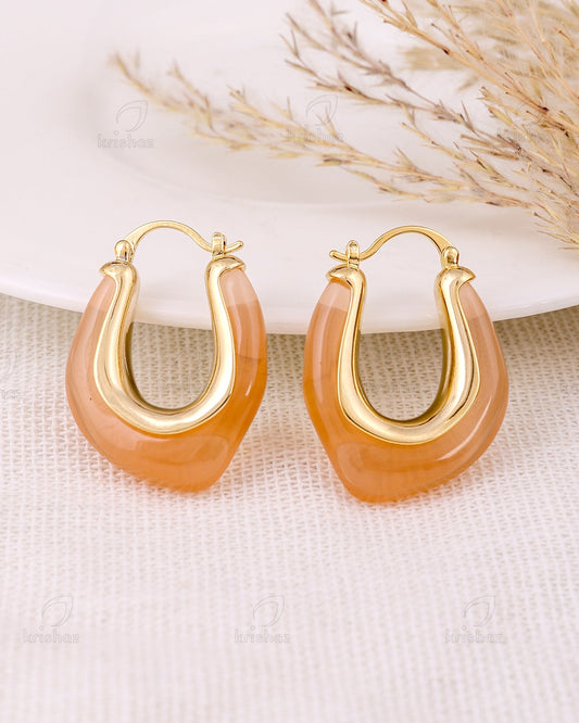 Dorimi Fashionable Hoop Earrings