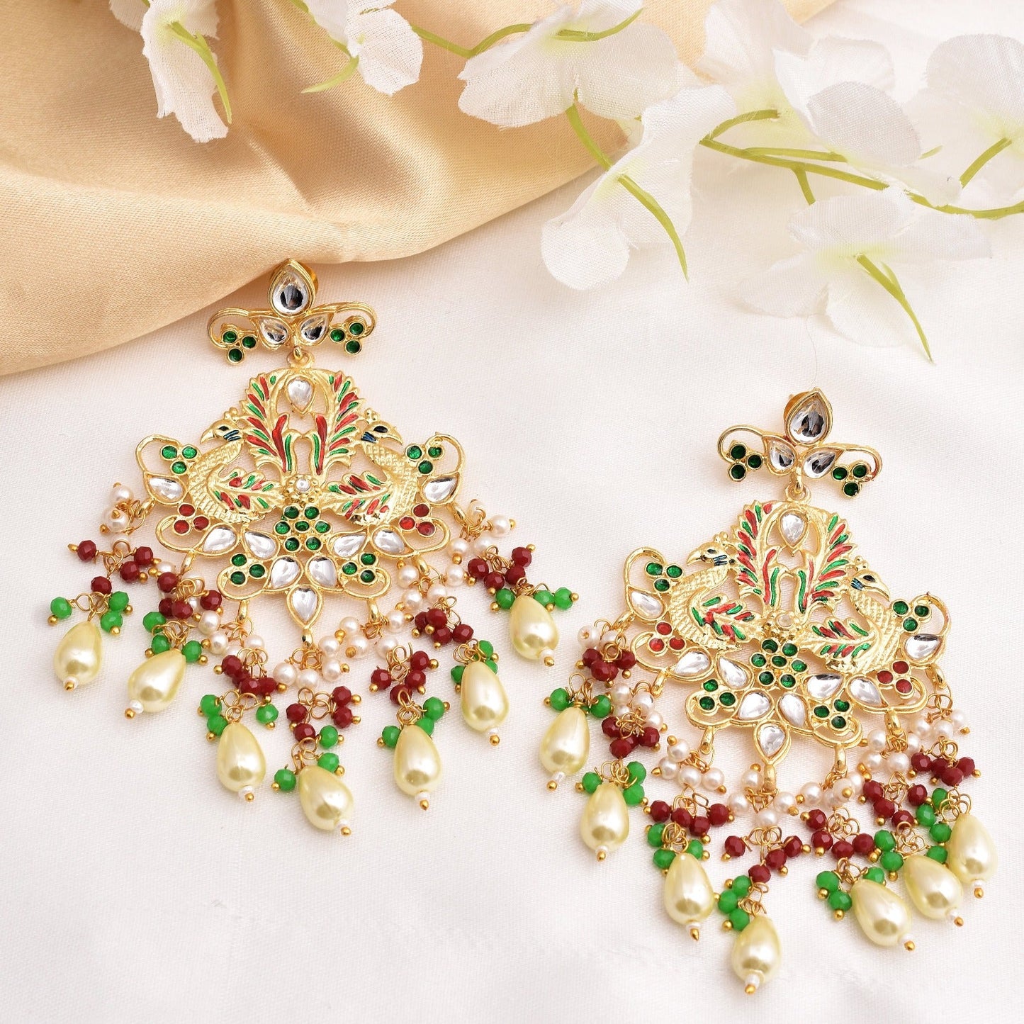 Amay Traditional Look Golden Dangler