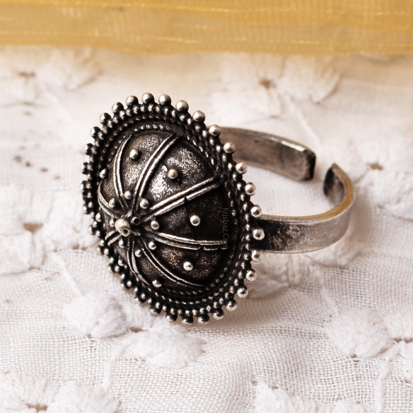 Hemangi Silver Finger Ring