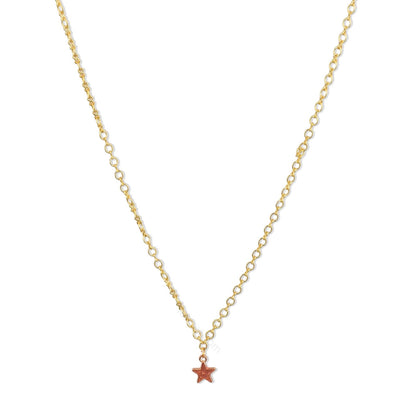 Gold Figure 8 Chain with Star charms