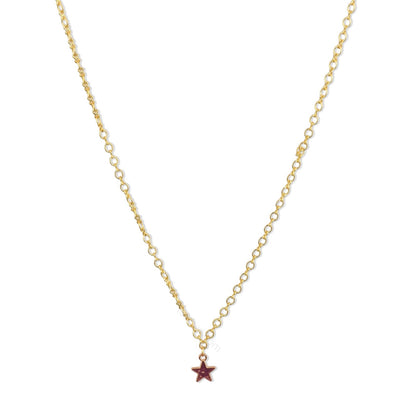 Gold Figure 8 Chain with Star charms