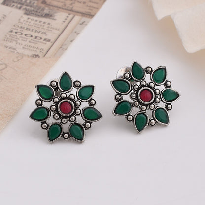 Avneet Floral Stud Earrings