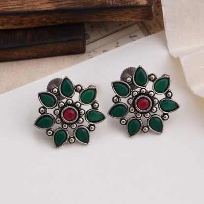 Avneet Floral Stud Earrings