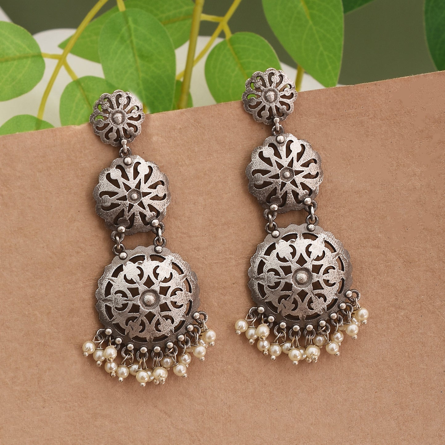 Madhura Floral Dangler Earrings