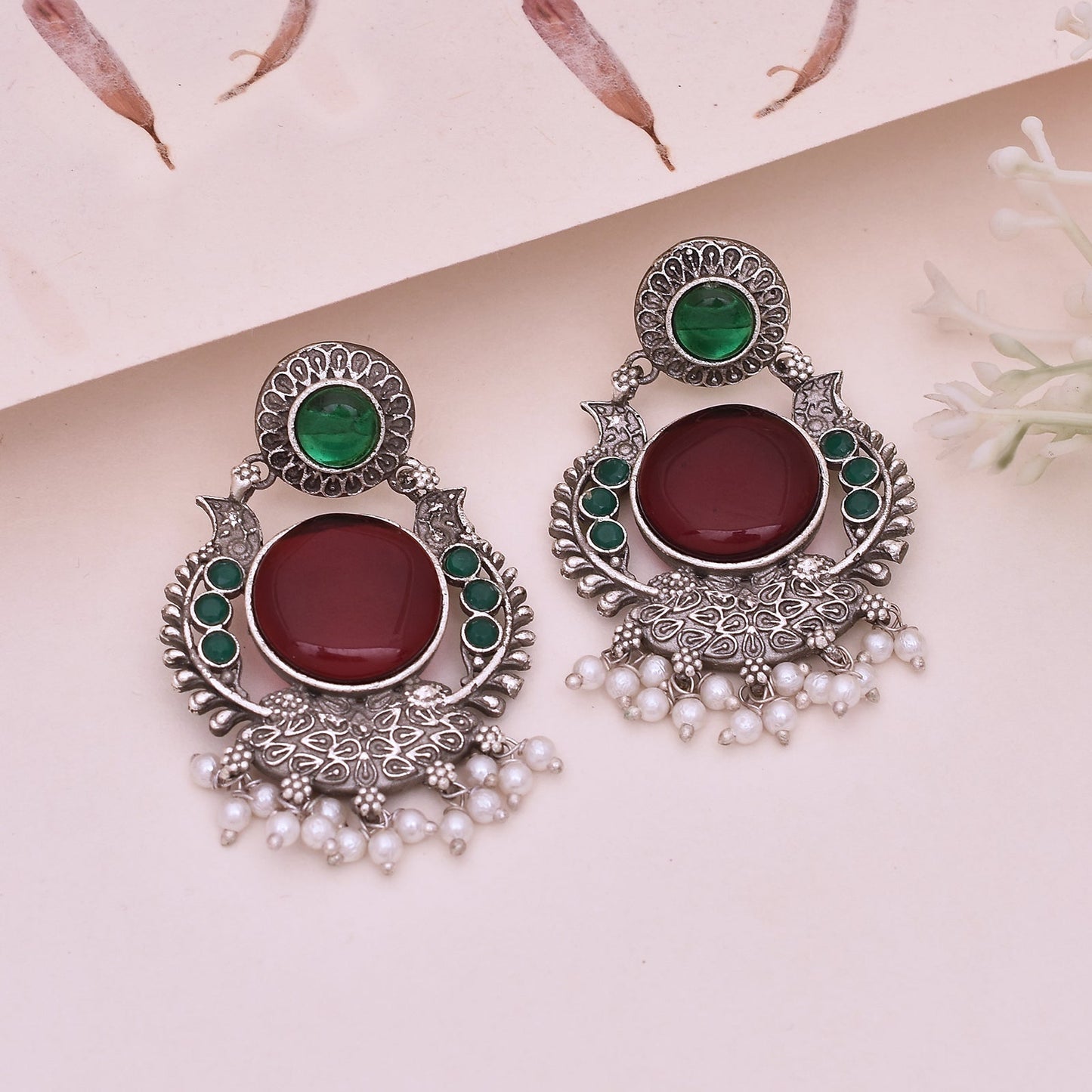 Kiyana Ethnic Dangler Earrings