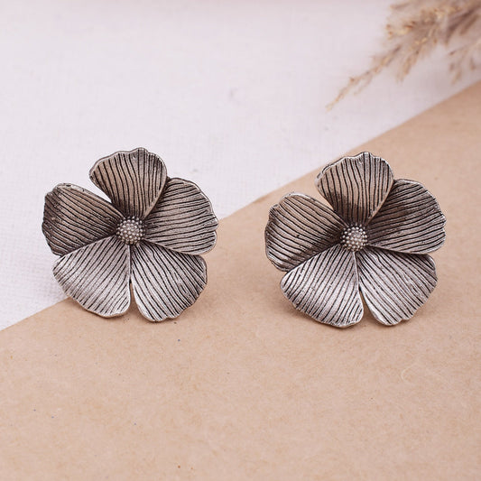 Cosmos Flower Stud Earrings