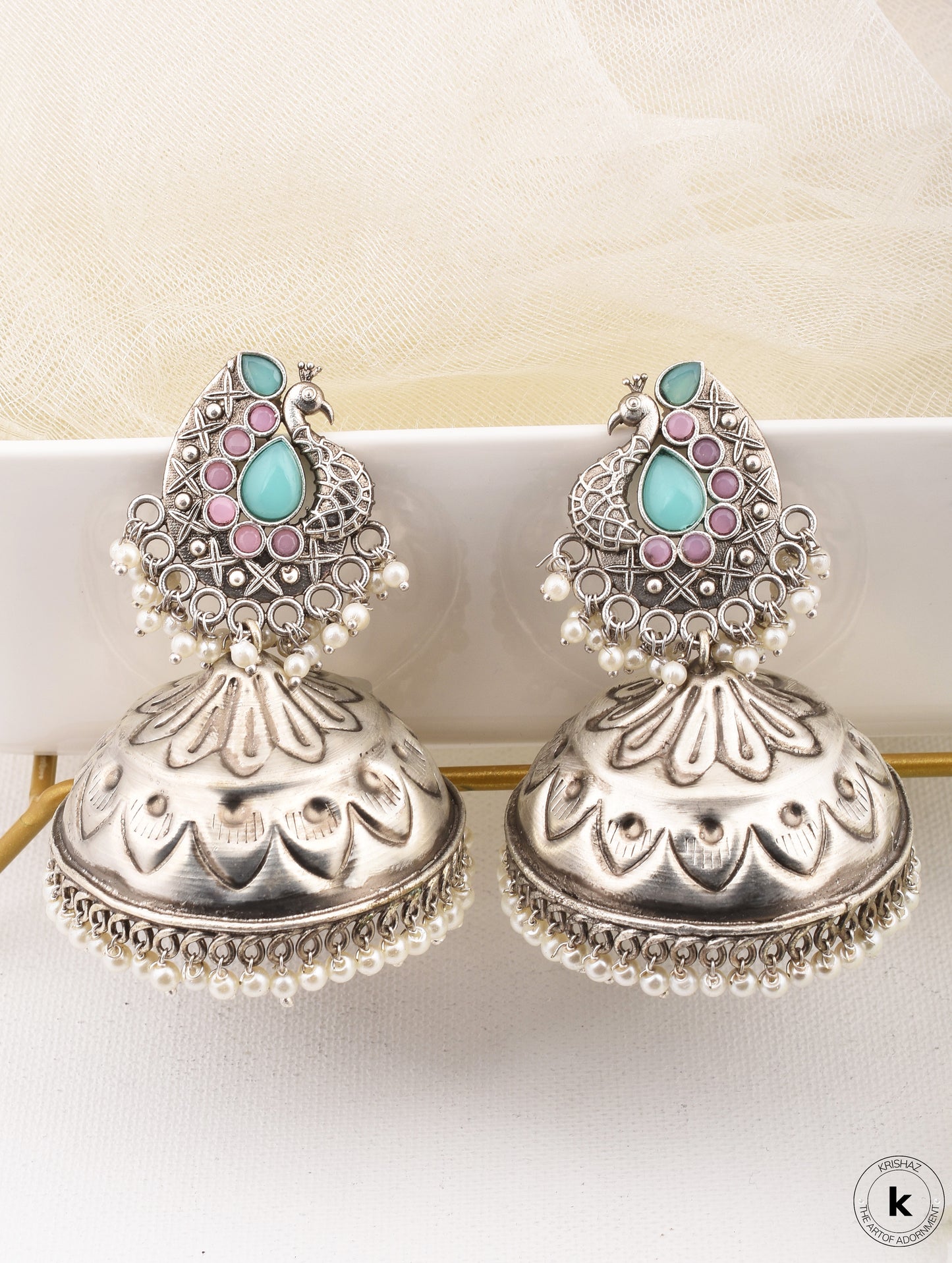 Kaya Jhumki Earrings