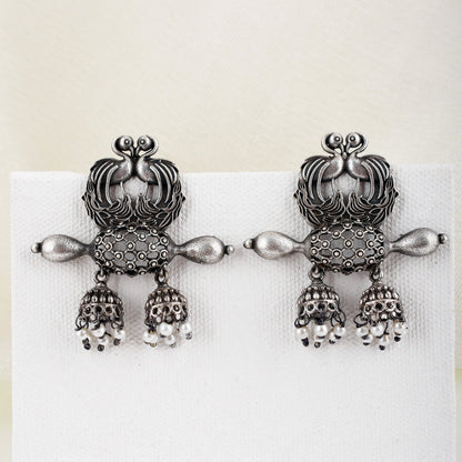 Vihaan Peacock Dangler Earrings