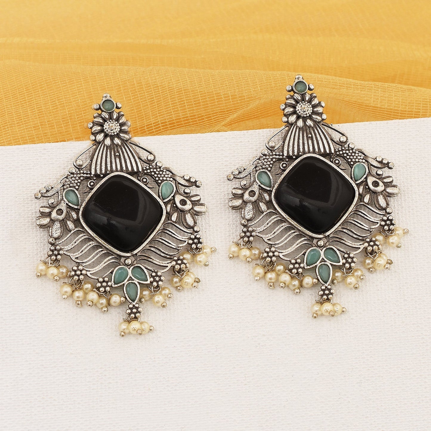 Mishti Floral Dangler Earrings