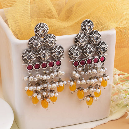 Trishna Ethnic Dangler Earrings