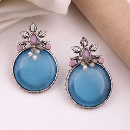 Olivia Circular Studs Earrings