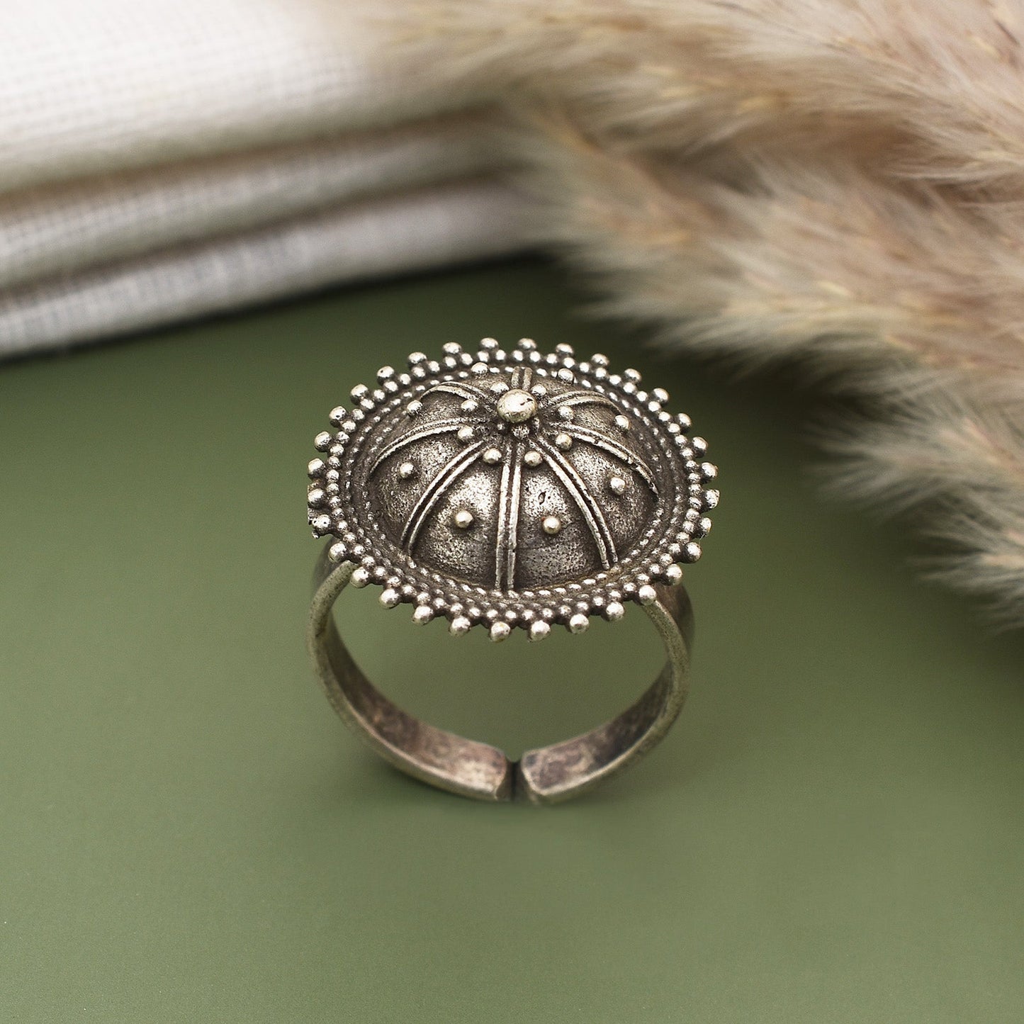 Hemangi Silver Finger Ring