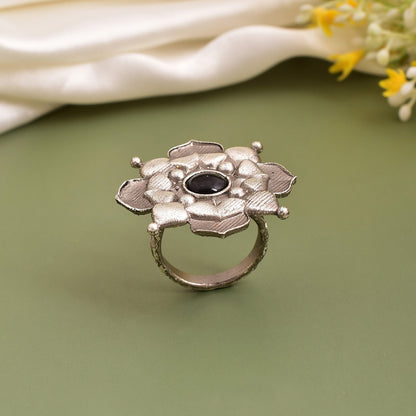 Sahiba Flower Finger Ring